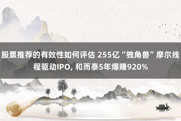 股票推荐的有效性如何评估 255亿“独角兽”摩尔线程驱动IPO, 和而泰5年爆赚920%