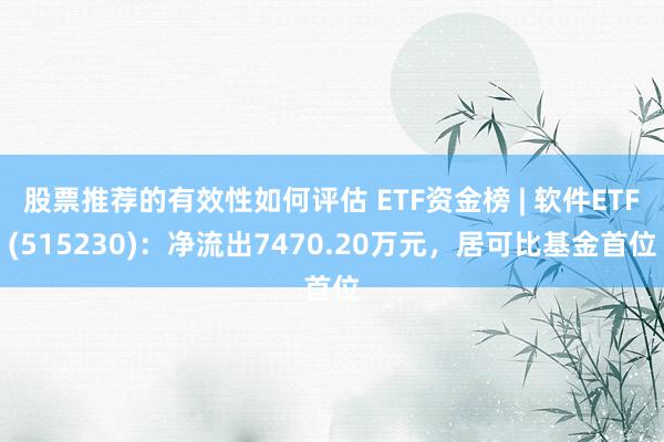 股票推荐的有效性如何评估 ETF资金榜 | 软件ETF(515230)：净流出7470.20万元，居可比基金首位