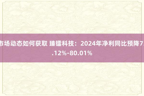 市场动态如何获取 臻镭科技：2024年净利同比预降73.12%-80.01%