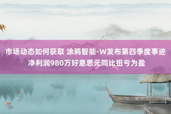 市场动态如何获取 涂鸦智能-W发布第四季度事迹 净利润980万好意思元同比扭亏为盈